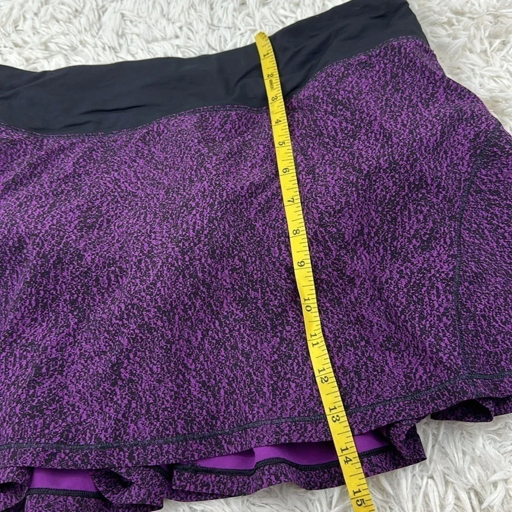 Lululemon Circuit Breaker Skirt Aurora Black and Purple - Picture 2 of 6